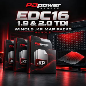 PDpower EDC16 1.9 and 2.0 TDI WinOLS .KP map pack bundle with calibration maps and KP files