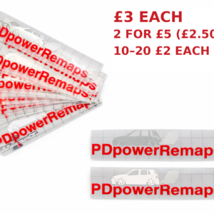 PDpower Remaps Vinyl Car Sticker (MK4 Golf Design)